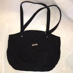 Vera Bradley Quilted Black Purse | Vera Bradley Shoulder Bag